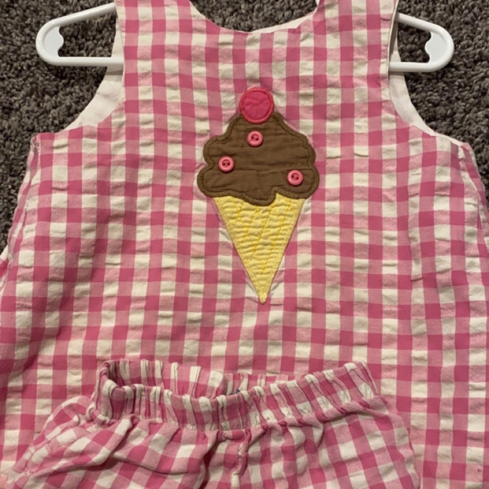 Bailey boys ice cream set with shorts size 3T